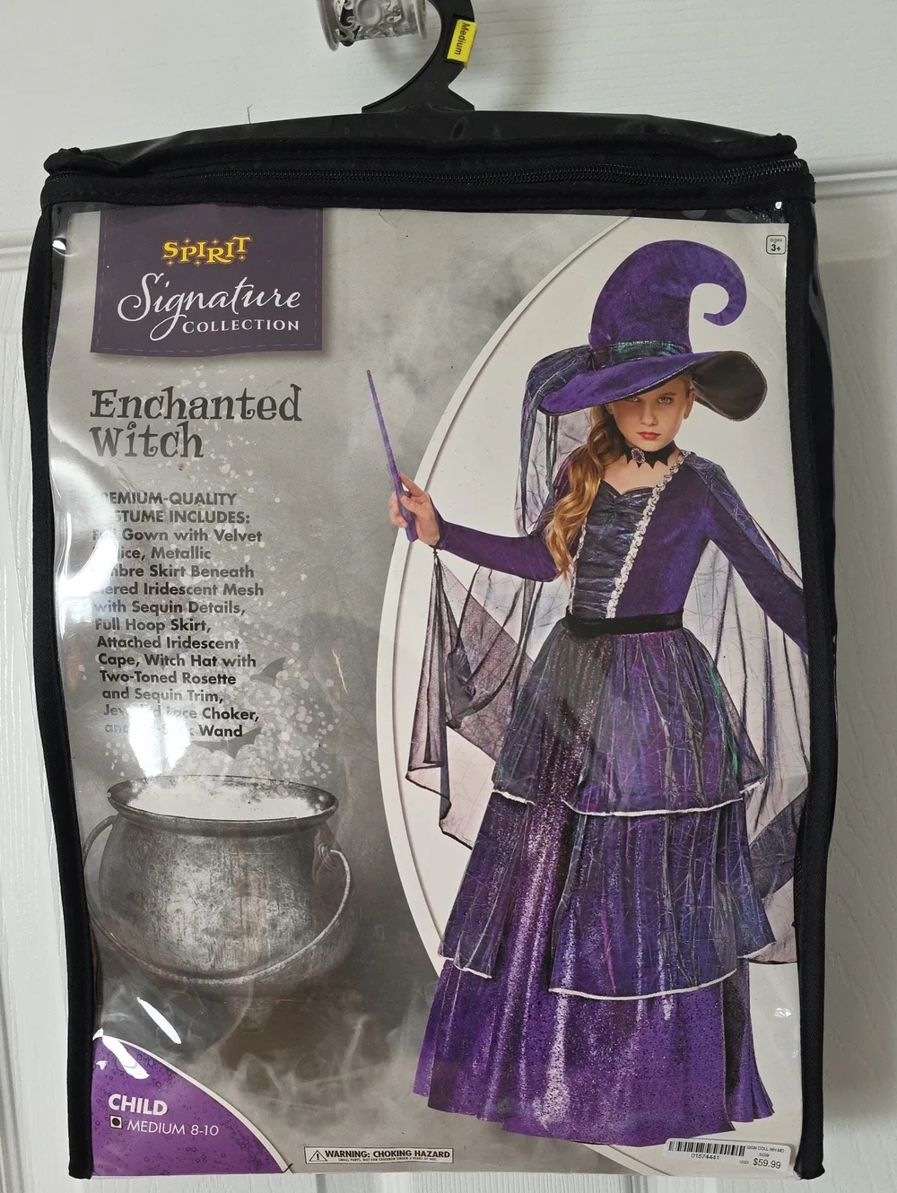 Enchanted Witch Costume for Kids - Purple